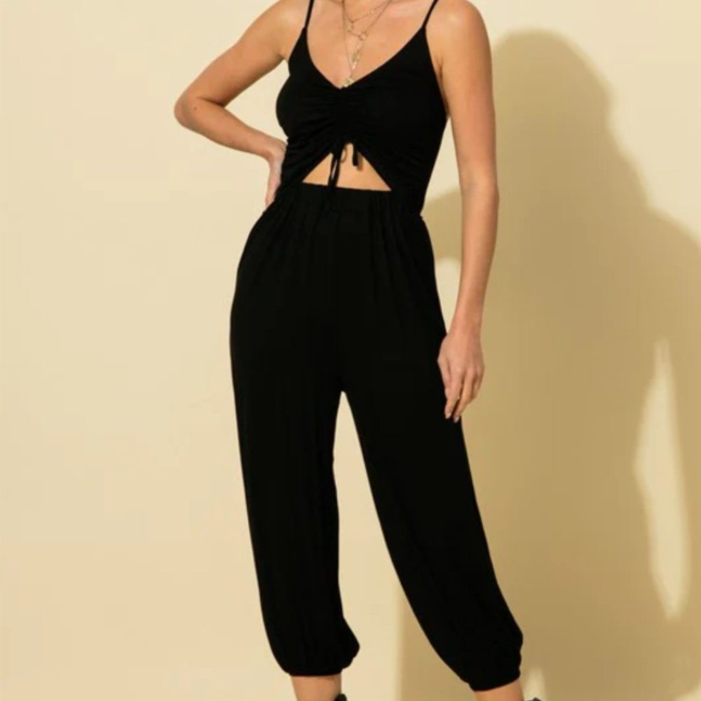 Katia Black Jumpsuit size Medium